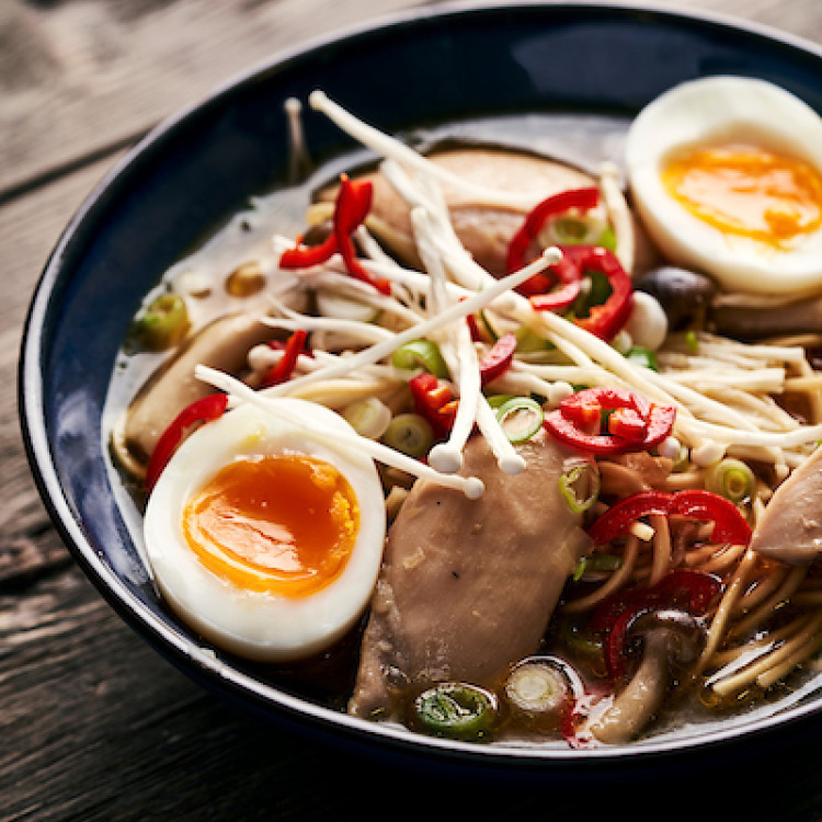 Veggie miso ramen